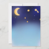 Kute whimsical sunshine sterren and moon baby show kaart (Achterkant)