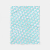 Kute White Bunnies Pattern Easter | Fleece Blanket (Voorkant)
