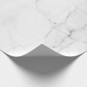 Kute White Marble Wrapping Paper, marmer stone Cadeaupapier (Hoek)