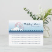 Kute White Whales Family Words of Advice Kaarten (Staand voorkant)