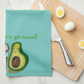 Kute winterkeukenhanddoeken theedoek (Quarter Fold)