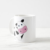 Kute witte koe koffiemok (Voorkant links)