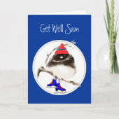 Kute wordt snel goed, figuur Skater Bird. Kaart (Voorkant)