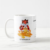 Kute Year of the Tiger Personalized  Koffiemok (Links)