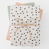 Kute zacht kleurenpasta met minimaal opvulpapier inpakpapier vel (In situ)