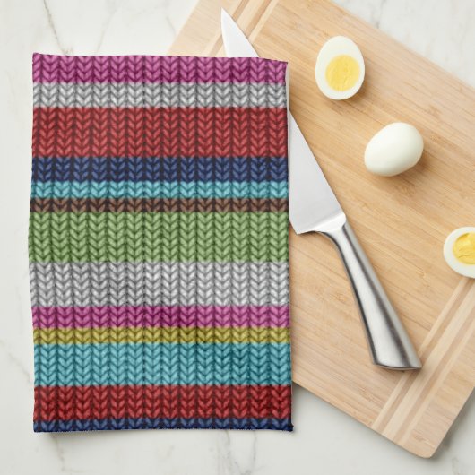 Kute zachte trendy breiwol-effecten warme winter theedoek (Quarter Fold)