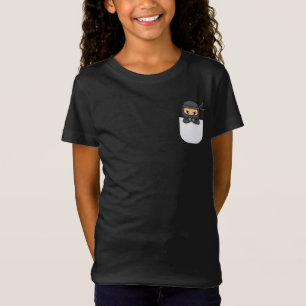 Kute zaklamp Ninja I Vector Design T-shirt