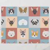 Kute Zebra in Paarse auto Flyer (Achterkant)