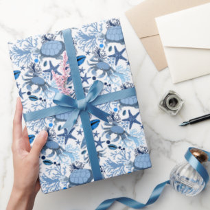 Kute zee schildpadden strand cadeaupapier