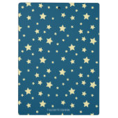 Kute Zeemeermin in de maan Gepersonaliseerd Klembord (Achterkant)