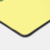 Kute zingende artisjokken plantaardige cartoon bureaumat (Hoek)