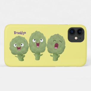 Kute zingende artisjokken plantaardige cartoon Case-Mate iPhone case