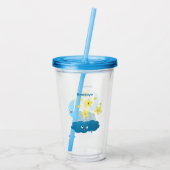 Kute zingsterren, maan en cloud cartoon acryl drinkbeker (Achterkant)