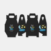 Kute zingsterren, maan en cloud cartoon bedankdoosjes (Uitgevouwen)