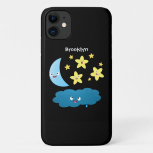 Kute zingsterren, maan en cloud cartoon Case-Mate iPhone case