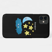 Kute zingsterren, maan en cloud cartoon Case-Mate iPhone case (Achterkant (horizontaal))