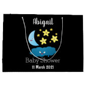 Kute zingsterren, maan en cloud cartoon groot cadeauzakje (Achterkant)