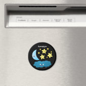 Kute zingsterren, maan en cloud cartoon magneet (Insitu (Vaatwasser))