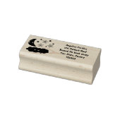 Kute zingsterren, maan en cloud cartoon rubberstempel (Stempel)