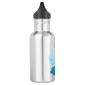 Kute zingsterren, maan en cloud cartoon waterfles  (Links)