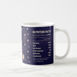 Kute Zodiac Libra Nutritional Facts Wrap Koffiemok