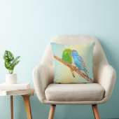 Kute zoissende draaistellen - acryl op pastelachte kussen (Stoel)