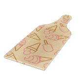 Kute zomerfood met omtrek-ijscontouren snijplank (Hoek)