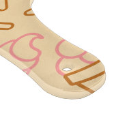 Kute zomerfood met omtrek-ijscontouren snijplank (Hoek)