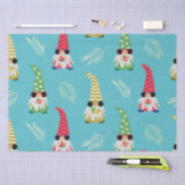 Kute zomergnomen met vruchtpatroon tissuepapier (Craft)