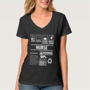 Kute zure voedingsfeiten voor vrouwelijke Mannen T-shirt