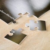 Kute zwarte kippen in de boom legpuzzel (Zijkant)