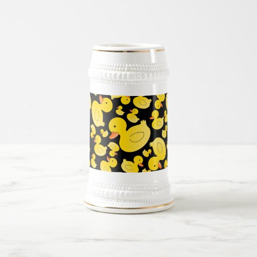 Kute zwarte rubbereenden bierpul (Center)