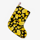 Kute zwarte rubbereenden kleine kerstsok (Voorkant (Hangend))