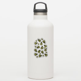 Kute zwerm van de Cartoon honingbijen Sticker