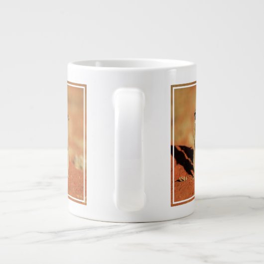 Kutest Baby Animals | 3 Meerkat Grote Koffiekop (Achterkant)