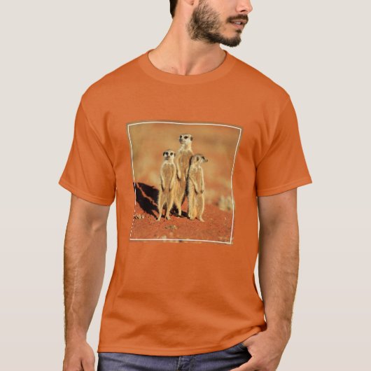 Kutest Baby Animals | 3 Meerkat T-shirt (Voorkant)