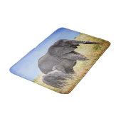 Kutest Baby Animals | Afrikaanse olifant en moeder Badmat (Gekanteld)