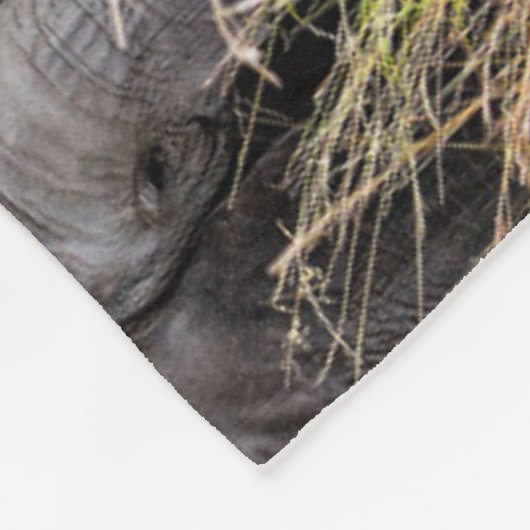 Kutest Baby Animals | Afrikaanse olifant en moeder Fleece Deken (Hoek)