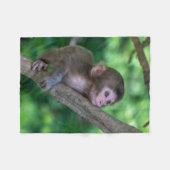 Kutest Baby Animals | Baby aap Fleece Deken (Voorkant (Horizontaal))