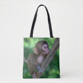 Kutest Baby Animals | Baby aap Tote Bag (Voorkant)