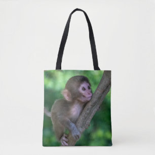 Kutest Baby Animals Baby aap Tote Bag