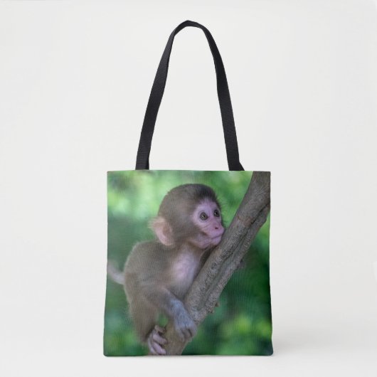Kutest Baby Animals | Baby aap Tote Bag (Voorkant)