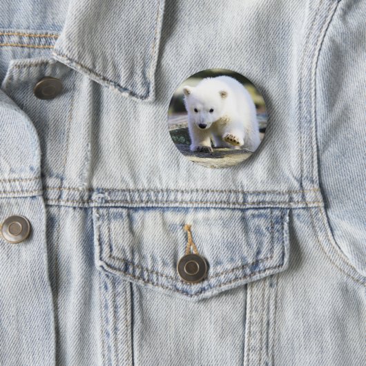 Kutest Baby Animals | BABY BEER Ronde Button 5,7 Cm (In situ)