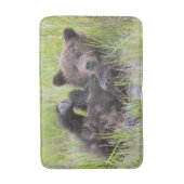 Kutest Baby Animals | Baby Bruine Beer Cub Badmat (Voorkant Verticaal)