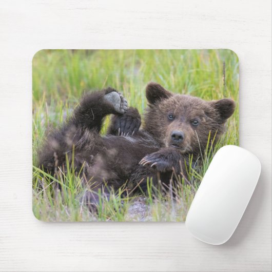 Kutest Baby Animals | Baby Bruine Beer Cub Muismat (Met muis)