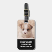 Kutest Baby Animals | Baby Corgi Bagagelabel (Voorkant verticaal)