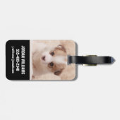 Kutest Baby Animals | Baby Corgi Bagagelabel (Achterkant horizontaal)