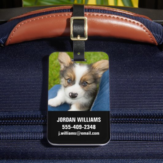 Kutest Baby Animals | Baby Corgi in Mijn programma Bagagelabel (Voorkant Insitu 2)