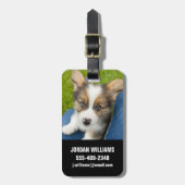 Kutest Baby Animals | Baby Corgi in Mijn programma Bagagelabel (Voorkant verticaal)