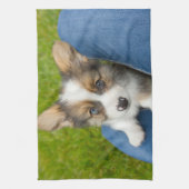 Kutest Baby Animals | Baby Corgi in Mijn programma Theedoek (Verticaal)